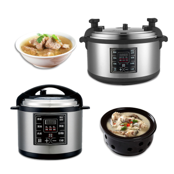 Large Stainless Steel Commercial Pressure Multi-Cooker for 60 Persons