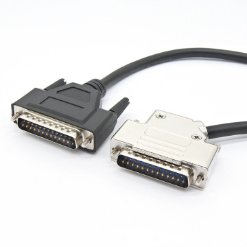Metal Case DB25 Male to DB25 Male Extension Cable