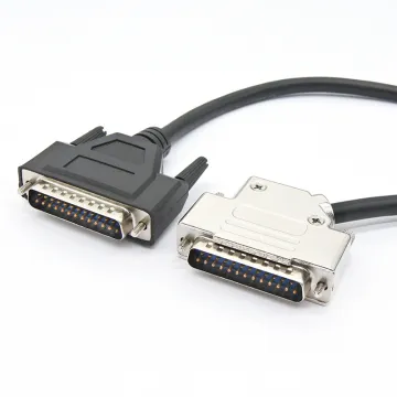 Metal Case DB25 Male to DB25 Male Extension Cable