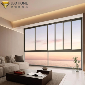 Aluminum Thermal Break Sliding Windows Double Glazing for Soundproof