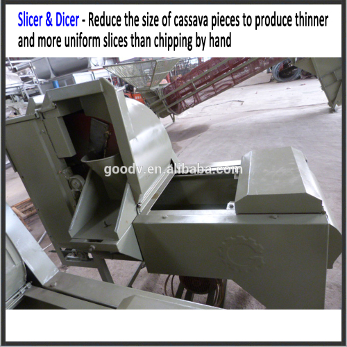 Complete cassava chips processing machine/cassava chips equipments