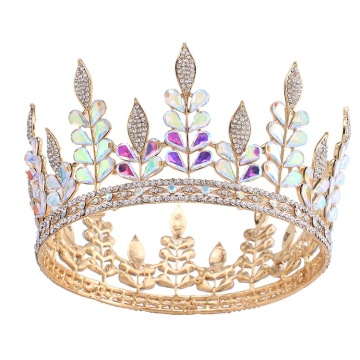 Πολύχρωμα φύλλα στρογγυλά Crown για βασίλισσα ομορφιάς