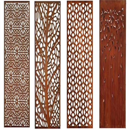 Outdoor Corten Steel Privacy Screens