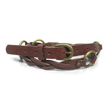 Genuine leather chain belts, high quality chain belts