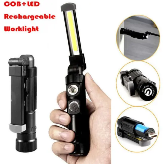 Foldable Waterproof Rechargeable LED Inspection Work Light