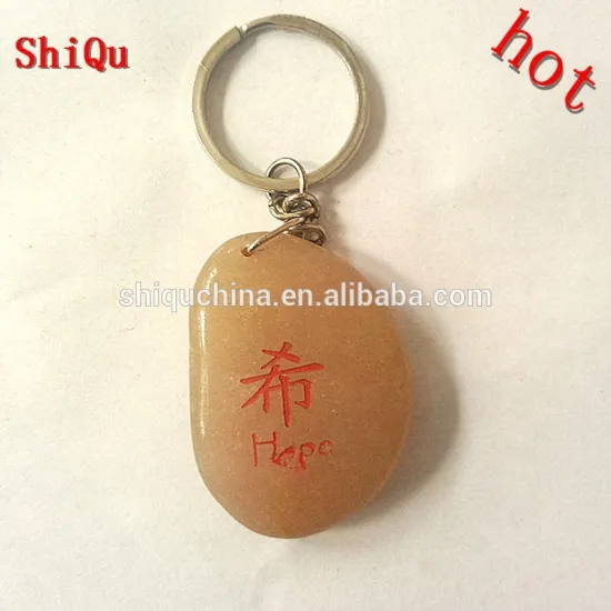 stone customizable keychain | customizable stone keychain
