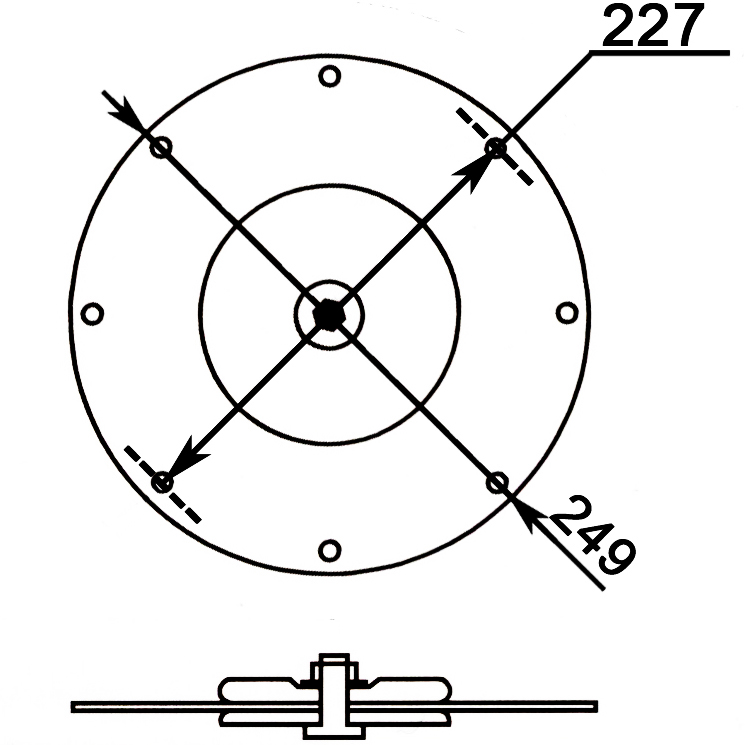 Dimension of SBFEC Type 4'' Pulse Jet Valve Diaphragm: