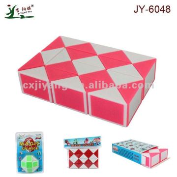 JY-6048 ABS 24 sections pink high speed magic snake
