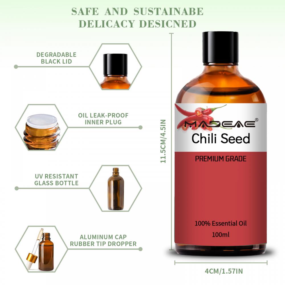 Aceite esencial de semillas de chile puro de alta calidad para cocinar caseros