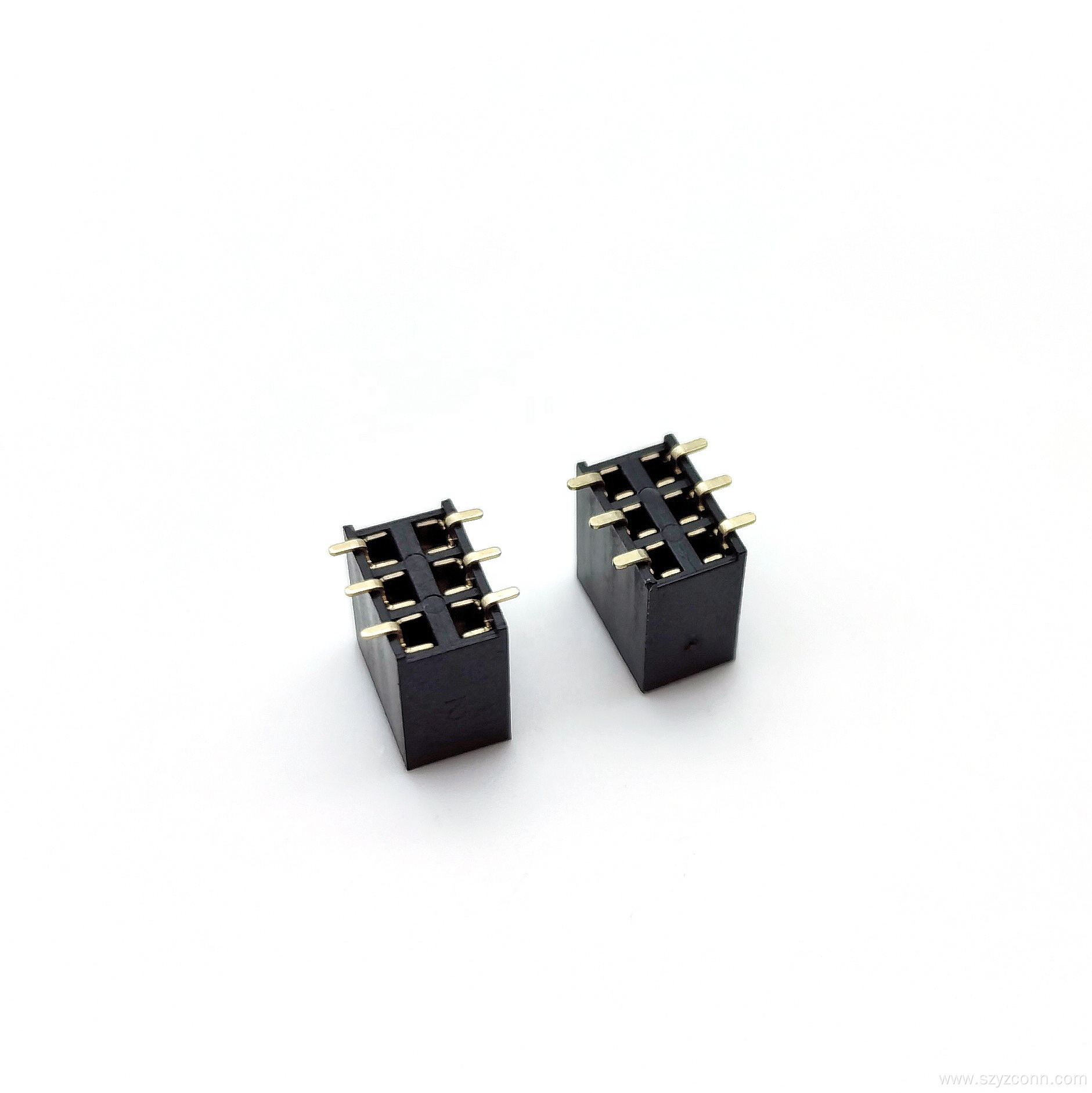 2.54mm Pitch Female Header Connector SMT 6P