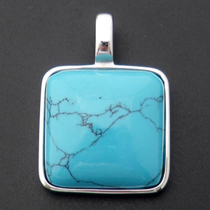 Large Turquoise Stone Necklace