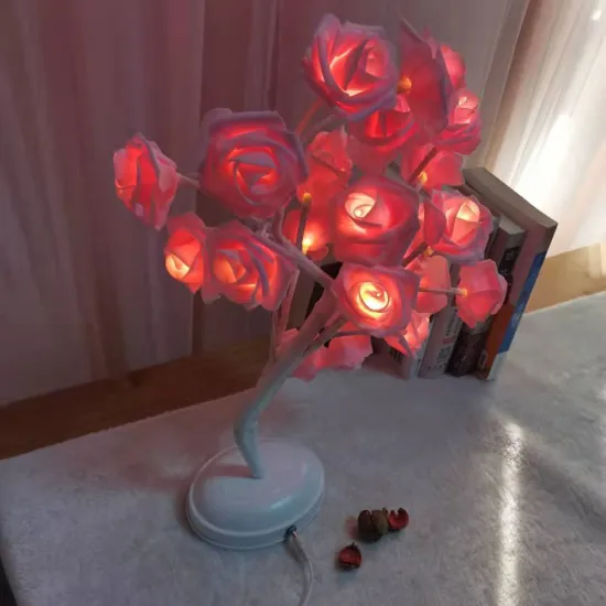 LED Changing Endless Rose Tree Table Flower Light for Bedroom Decor