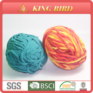china fancy yarn polyester chenille yarn for knitting
