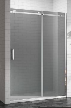 porta doccia scorrevole in vetro grigio