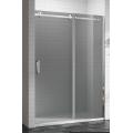 grey glass sliding shower enclosure