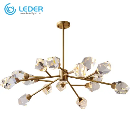 LEDER Crystal Tiffany Pendant Lights