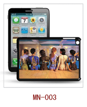 Arte imagens Ipad Mini caso 3d, pc caso revestido de borracha, várias cores disponíveis