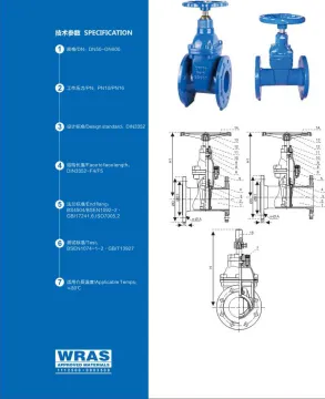 DIN3352 RESILIENT SEATED GATE VALVE