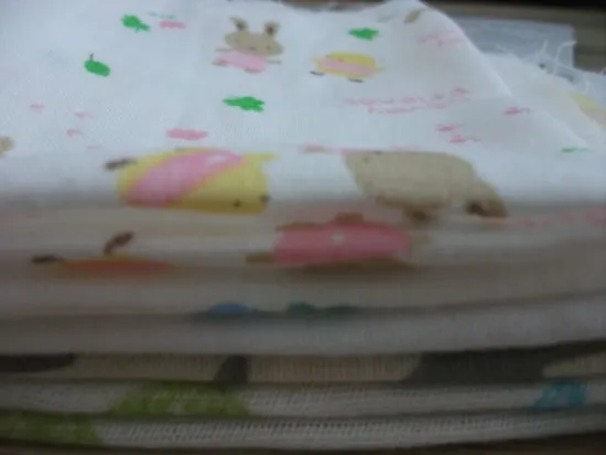 pure cotton printing muslin blanket for baby garment