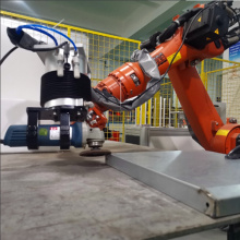 Weld joint grinding sanding industrial robot