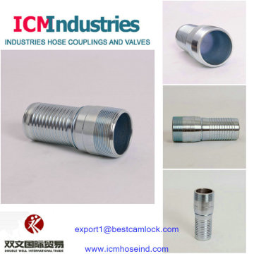Galvanized carbon steelking combination nipple