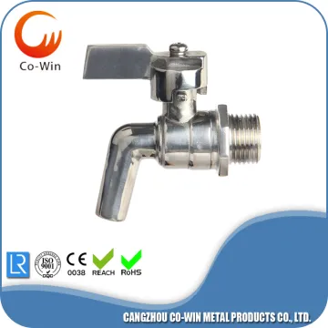 304 316 E type hose tap polished