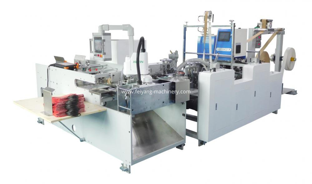 Auto Twisted Handle Pasting Machine