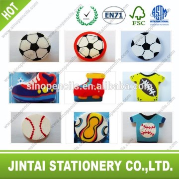 Football shape 2D eraser