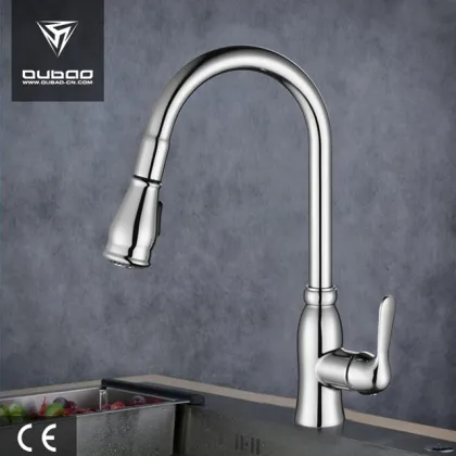 Grand One Lever Design Goose Neck Kitchen Taps