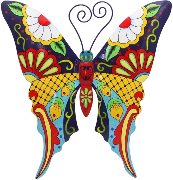Modern Gold Luxury Butterfly Wrought Iron Wall Art for Living Room