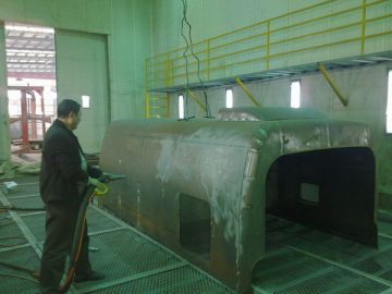 Tank Sand Blasting Booth