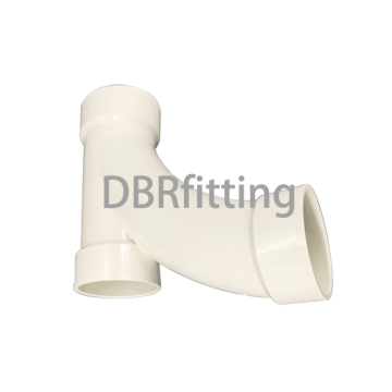 PVC 3 Inch Combination Wye 1/8 Bend