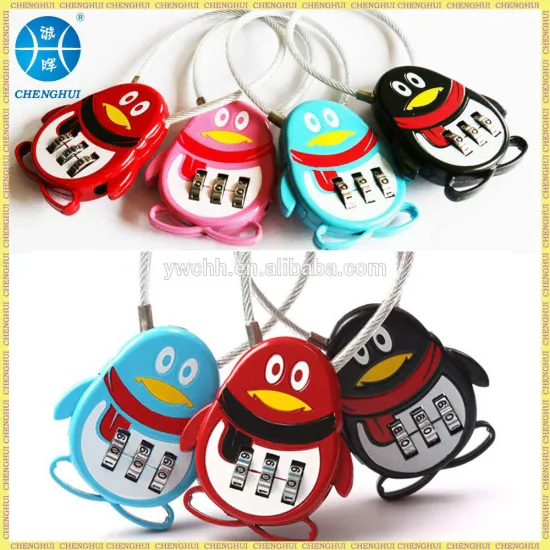New design cartoon combination padlock cute combination padlock