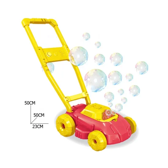 Electric Hand Push Weeding Bubble Machine - Outdoor Summer Toy