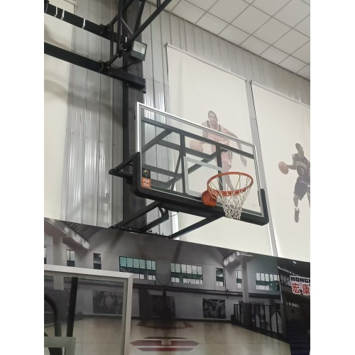 Wall mounted electric lift Adult basketball hoop