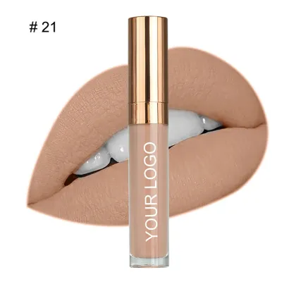 Long-Lasting Waterproof Matte Liquid Lipstick for Romantic Beauty