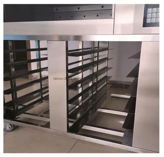 Commercial Stainless Steel Bakery Machines 3-Layer 6-Tray Cookie Deck Bread Electric Baking Oven