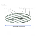 Grillroste runder Grillrost aus Edelstahl