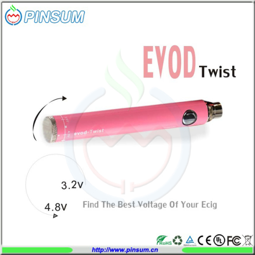 Bästa pris Evod partihandel E cigg batteri Evod Twist med stora tillgängliga lager Evod Twist