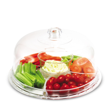 Acrylic Floating Cake Stand with Cover for Wholesale Cake Display