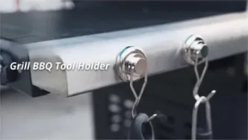 BBQ Accessories Heavy Duty Utensil Holder Tool Hanger Grill Hooks