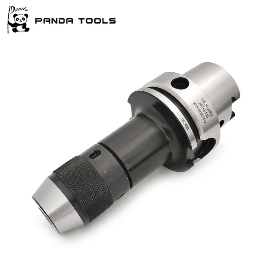 HSK63A APU 08 Keyless Drill Chuck Tool Holder - High Precision