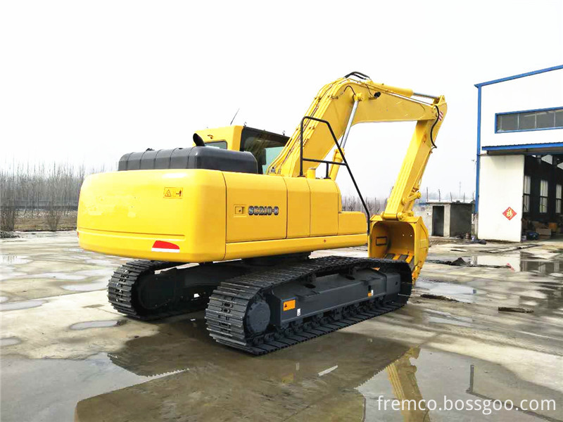 Soil Excavator for River Bank Construction