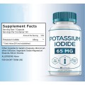 Capsules d'iodure de potassium comprimés de rayonnement