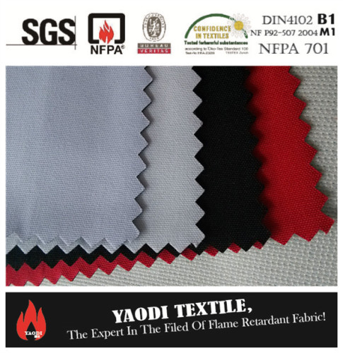 flame retardant thermal curtain fabric