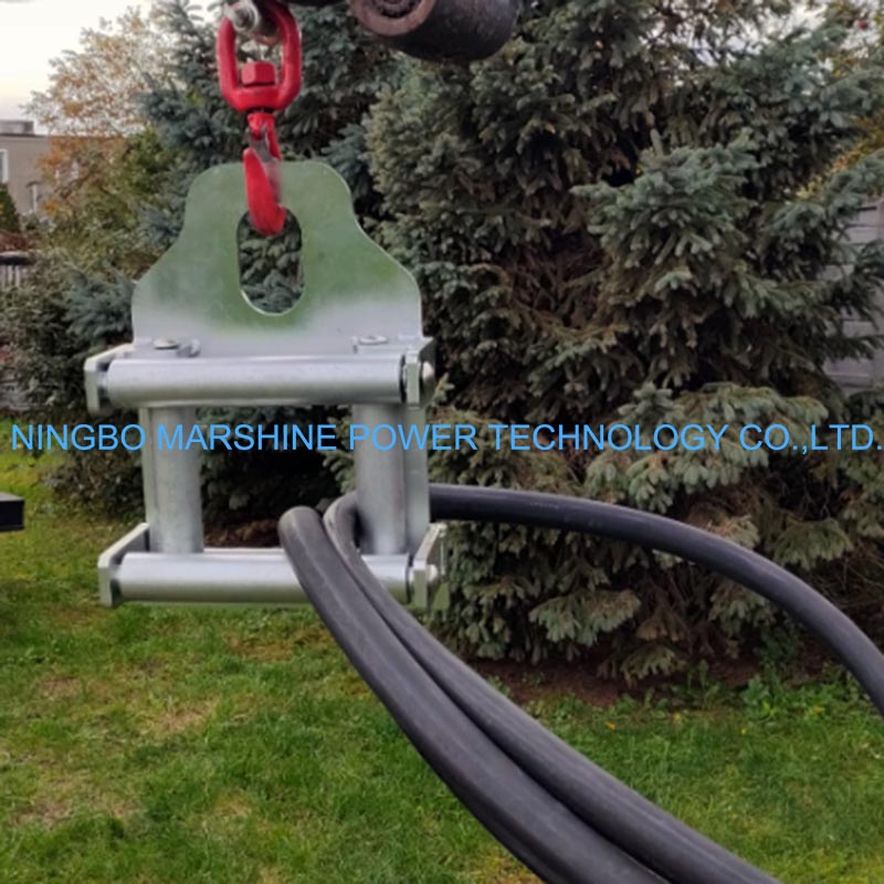 Wire Cable Suspended Roller Use