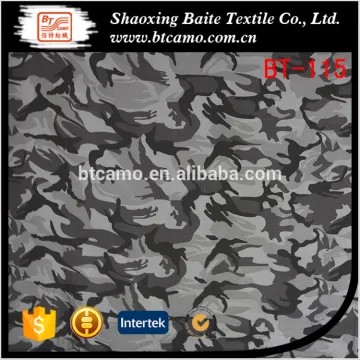 China supplier Popular cotton printed military camouflage fabric BT-115