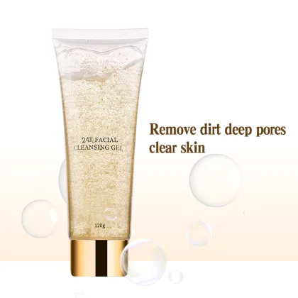 Deep Cleaning 24K gold faom facial cleansing gel