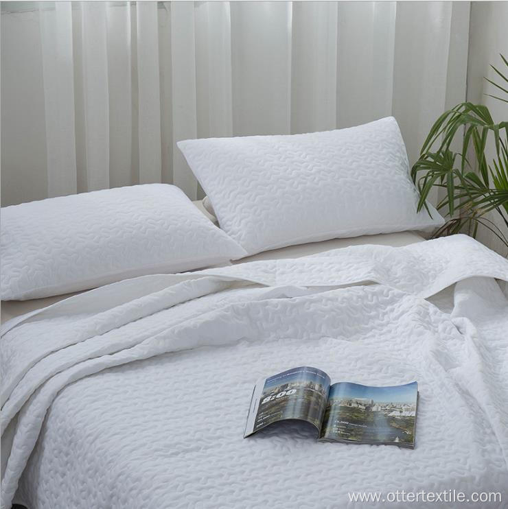 Most Popular Polyester Gray King Size Soft Bedspread