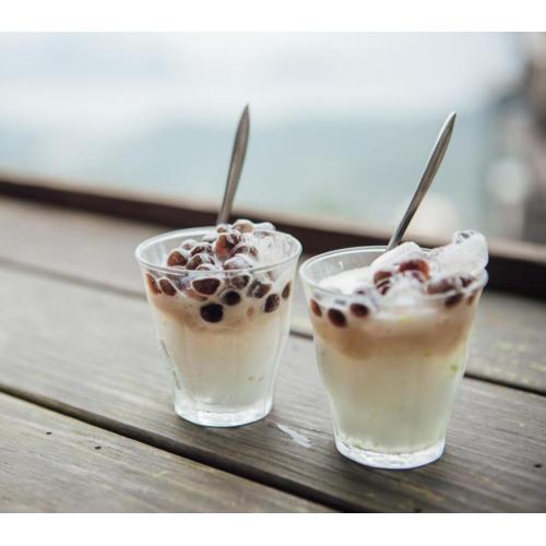 Frozen Coffee Black sesame Balls food